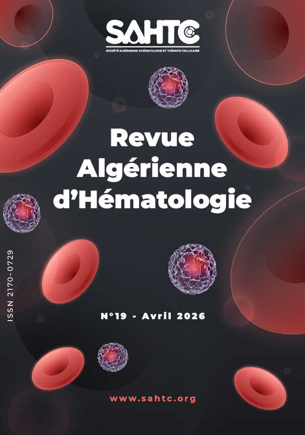 REVUE ALGÉRIENNE D'HÉMATOLOGIE N° 19